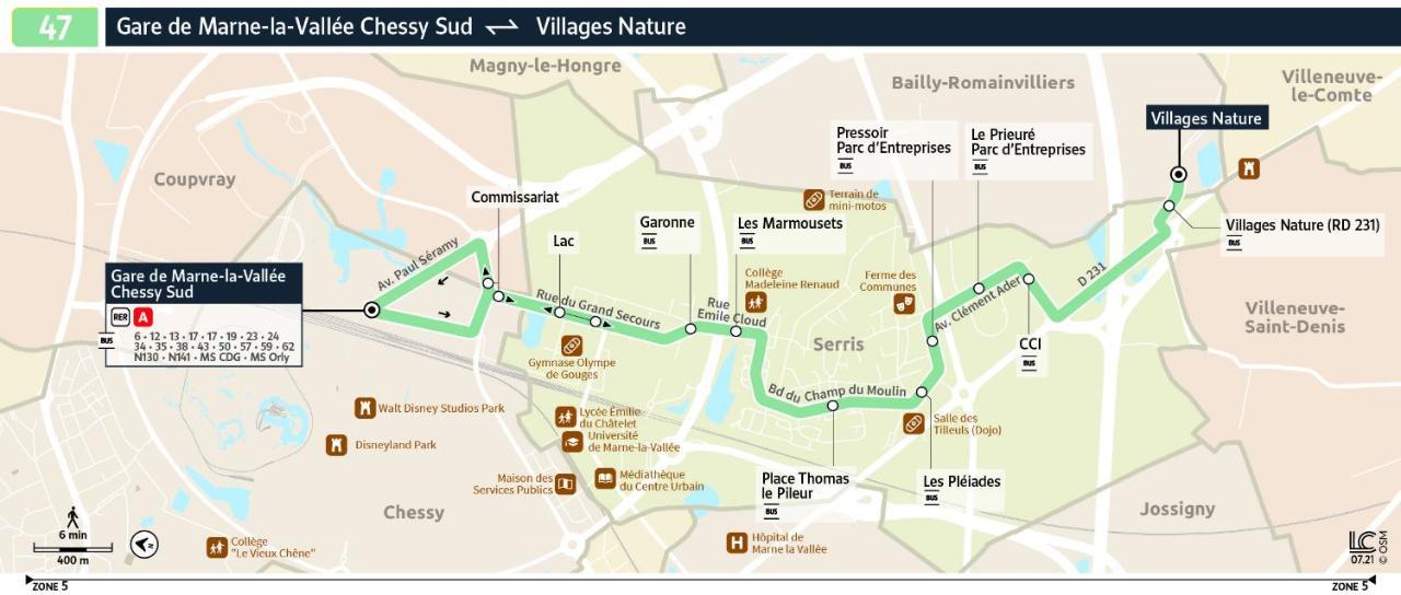 Apartment 3 Bedroomed Serris Val D'Europe Disneyland Paris Eksteriør billede